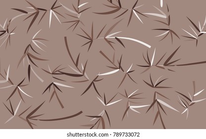 Bamboo Background. Beautiful Twigs Pattern for Textile, Paper, Packaging Paper, Tile, Tablecloth. Bamboo Leaves. Twigs. Abstract Bamboo Background in Asian Style. Leaves Pattern for Wallpaper.