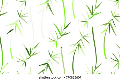 Bamboo Background. Beautiful Twigs Pattern for Textile, Paper, Packaging Paper, Tile, Tablecloth. Bamboo Leaves. Twigs. Abstract Bamboo Background in Asian Style. Leaves Pattern for Wallpaper.