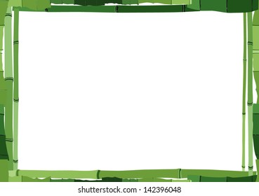bamboo background with decorative place for text. Seamless