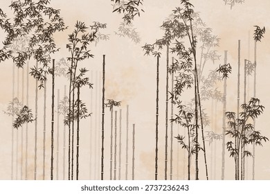 bamboo background new Chinese