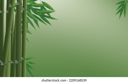 bamboo background with space for text