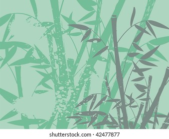 bamboo background in vector format