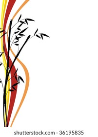 bamboo background in vector format very easy to edit