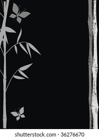 bamboo background in vector format very easy to edit