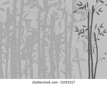 bamboo background in vector format very easy to edit