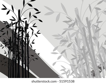 bamboo background in vector format very easy to edit