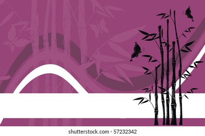 bamboo background in vector format very easy to edit