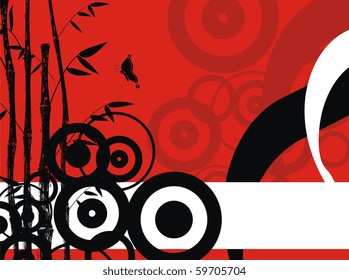 bamboo background in vector format very easy to edit