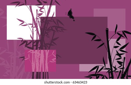 bamboo background in vector format very easy to edit