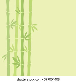 Bamboo Background, Vector Illustration.