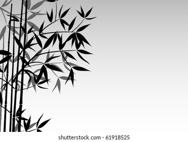 Bamboo background, vector illustration