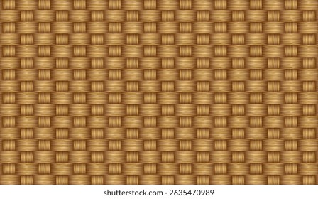cesta de bambu padrão textura design vetor ilustração