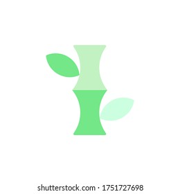Bamboo botanical nature icon. Simple color vector elements of alternative medicine icons for ui and ux, website or mobile application