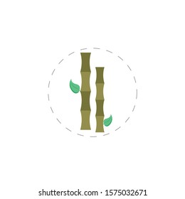 bamboo branch clipart colored flat icon. bamboo branch clipart colored flat icon. bamboo branch clipart colored flat icon. 