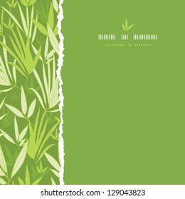 Bamboo branches torn square seamless pattern background