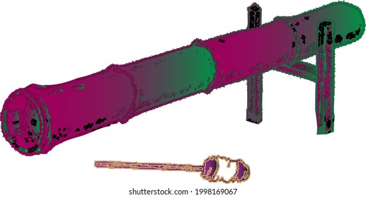 bamboo cannon, children's game in Indonesia
