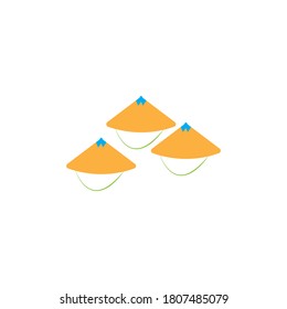 Bambuskasten-Vektordesign-Symbol-Vorlage