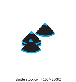 bamboo cape vector design ilustration icon templat