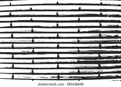 Bamboo carpent overlay distressed texture. Grunge striped background. EPS10 vector.