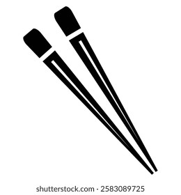 Bamboo chopsticks icons .Outline set of bamboo chopsticks icons for web design. Chinese chopsticks icons. eps 888.