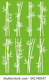 Bamboo collection set. Vector
