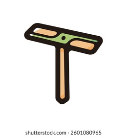 Bamboo copter (Bamboo-copter) illustration icon.Simple vector outline, clipart for graphic design.