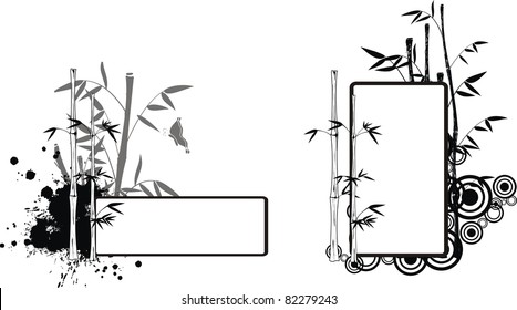 bamboo copysapce in vector format