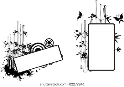 bamboo copysapce in vector format