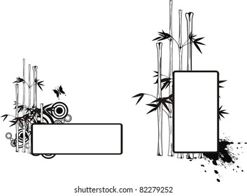 bamboo copysapce in vector format