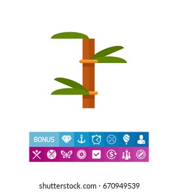 Bamboo flat icon