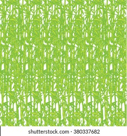 Bamboo forest background pattern. Vector illustration