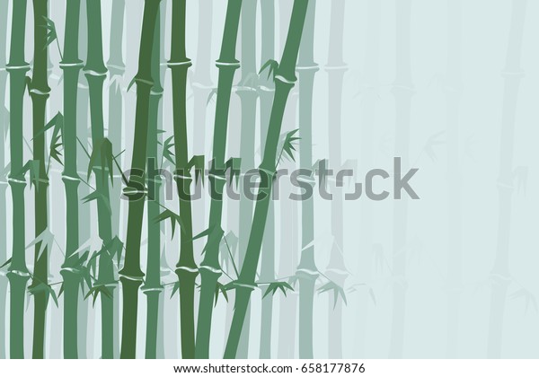 Bamboo Forest Background Vector Image Stock Vector (Royalty Free ...
