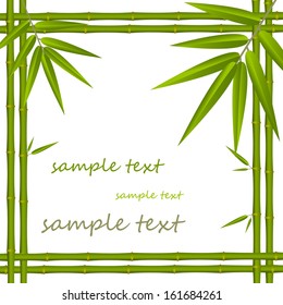 Bamboo frame