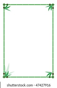 Bamboo frame
