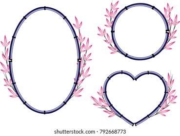 bamboo frame design set