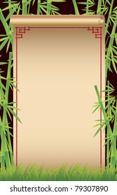 Bamboo Frame Illustration