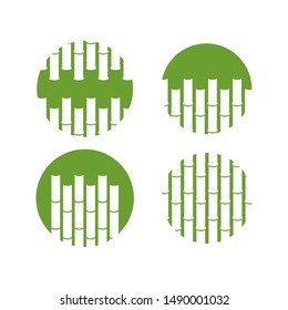 Bamboo graphic design template vector isolated illustration