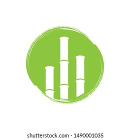 Bamboo graphic design template vector isolated illustration