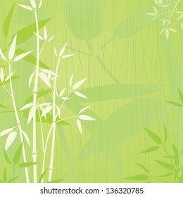 Bamboo green background