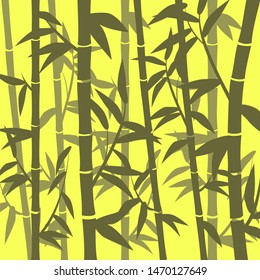 Bamboo grove for the background, symbolizes a clean planet. EPS-10