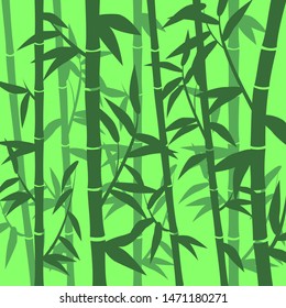 Bamboo grove for the background, symbolizes a clean planet. EPS-10