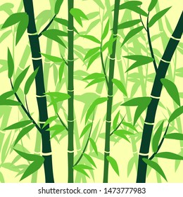 Bamboo grove for the background, symbolizes a clean planet. EPS-10