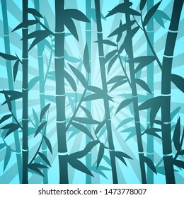 Bamboo grove for the background, symbolizes a clean planet. EPS-10