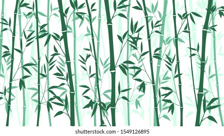 Bamboo grove for the background, symbolizes a clean planet. EPS-10