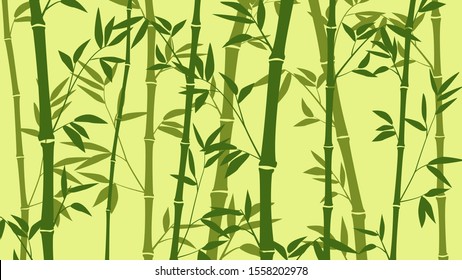 Bamboo grove for the background, symbolizes a clean planet. EPS-10