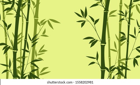 Bamboo grove for the background, symbolizes a clean planet. EPS-10