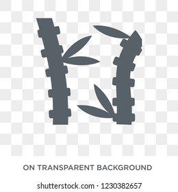 Bamboo icon. Bamboo design concept from Fruit and vegetables collection. Simple element vector illustration on transparent background.
