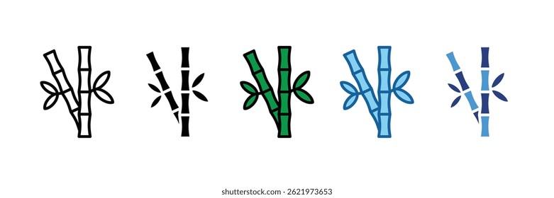 Bamboo Icon Element For Design