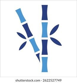 Elemento de icono de bambú para el diseño