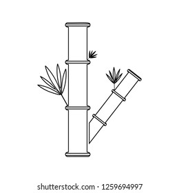 bamboo icon. Element of SPA for mobile concept and web apps icon. Thin line icon for website design and development, app development